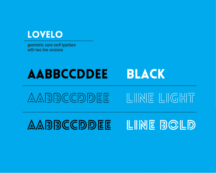 Lovelo font_free fonts